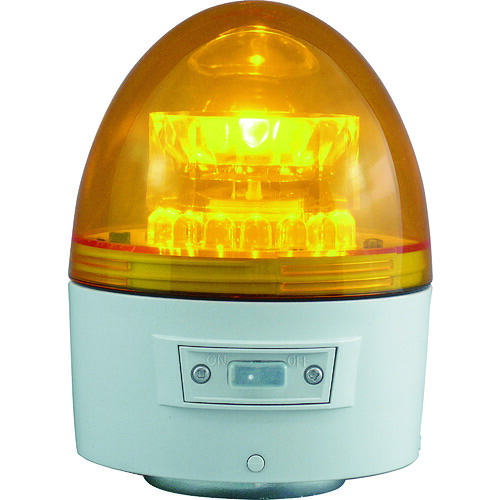 NIKKEI ニコカプセル VL11B型 LED回転灯 118パイ 黄