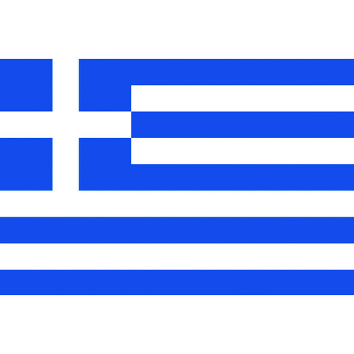 日本の首都製旗 少尉No.1（70×105珊） ギリシア