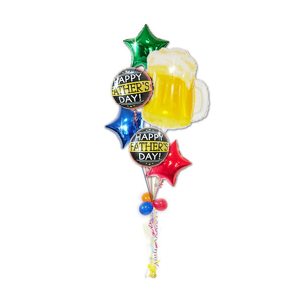 ビールジョッキ プレゼント バルーンギフト パパ お父さん ありがとう 父の日ギフト 父の日はビールで乾杯 イエローバナー スター バルーンセット Educaps Com Br
