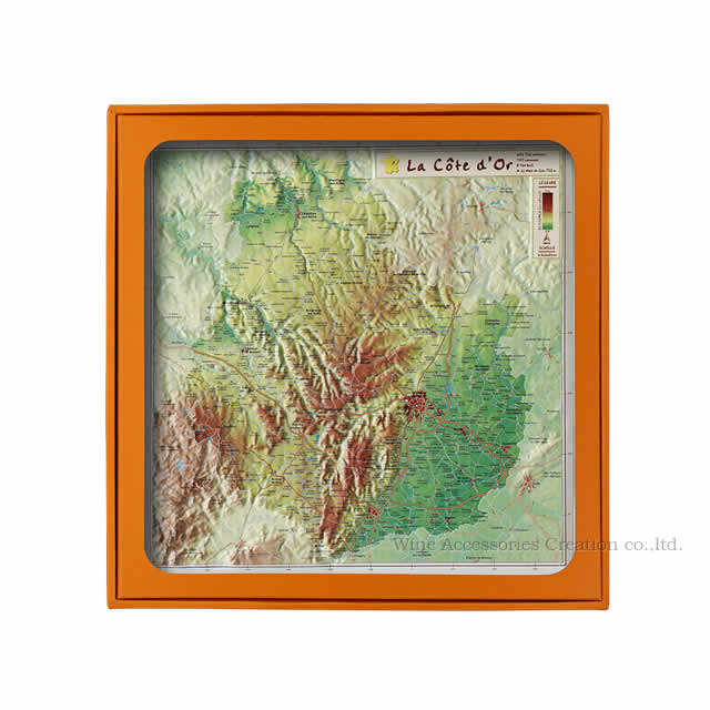 フランチャコルタ3D 地図