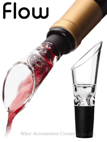 flow（フロウ）ワイン エアロポアラー WF003CR  【ワイングッズ】ラッピング不可商品
