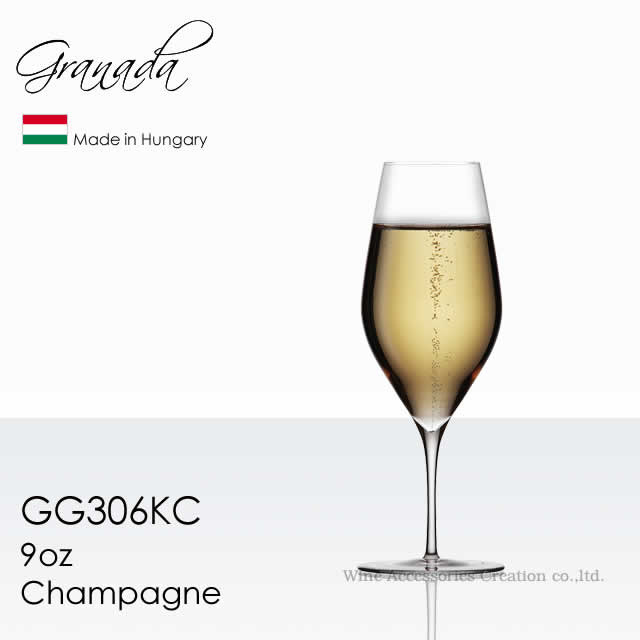 木村琉璃店 Granada グラナダ 9薬局衡オンス シャンパーニュ 260ml  １脚【置き目品】 GG306KC ラッピング不可商いもの
