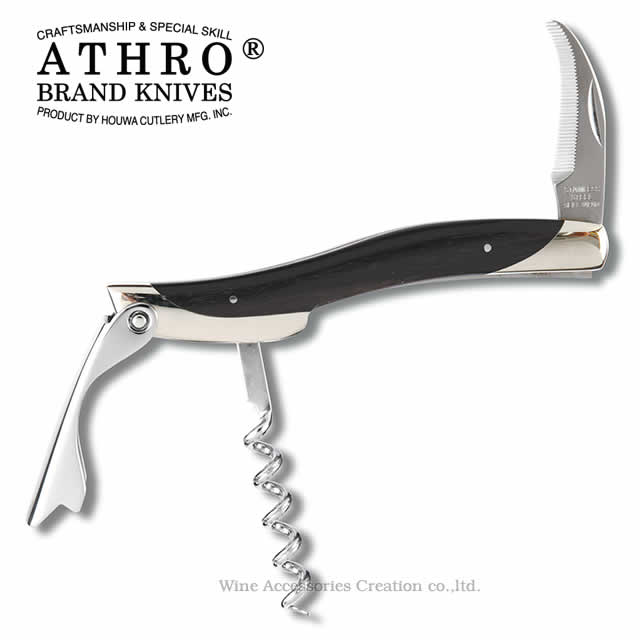 楽天市場】関兼常 ATHRO アスロ ソムリエナイフ KC-002 ブラックリネン