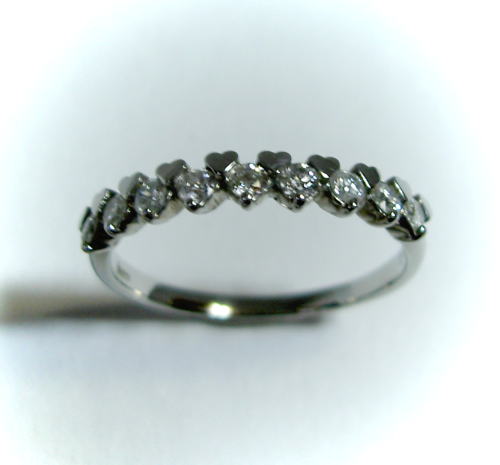 プラチナ ダイヤモンド0.3ct　ハートリング♪