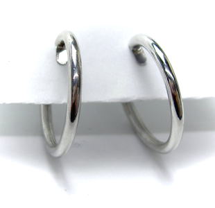 プラチナ輪2×20mmイヤリング♪|JEWELRY LAND