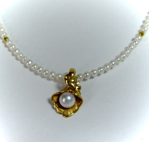 K18ゴールド パール ペンダントネックレス♪|JEWELRY LAND