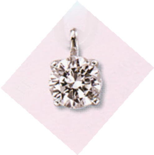 0.4ct.D-VVS2-3EX(H&C)PTプラチナダイヤモンドペンダント(鑑定書付)4本爪留(正方形に見える)(P0601N)|JEWELRY LAND