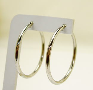 プラチナ 輪2×30（フープ） ピアス♪