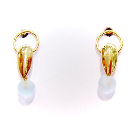 K18ゴールドブルートパーズピアス♪｜ＪＥＷＥＬＲＹ　ＬＡＮＤ