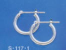 Pt900 プラチナ ピアス標準的なパイプ輪 2mm×13mm(フープ スナップ式)|JEWELRY LAND