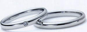 ★Romantic Blueロマンティックブルー4RK026ダイヤ(1)\u00264RK001(2) ２本セットマリッジリング・結婚指輪・ペアリング