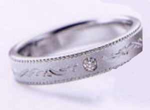 ★Romantic Blueロマンティックブルー4RK019(31)マリッジリング・結婚指輪・ペアリング用(1本)|JEWELRY LAND