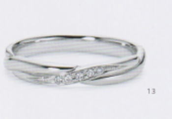 ★Romantic Blueロマンティックブルー4A2001(13)マリッジリング・結婚指輪・ペアリング用(1本)|JEWELRY LAND