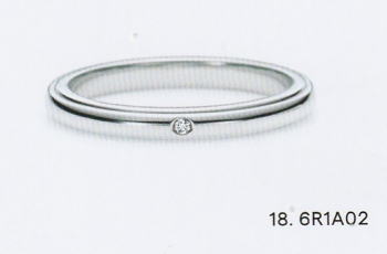 ★NINA RICCI【ニナリッチ】【新製品】(18)6r1a02-1マリッジリング・結婚指輪・ペアリング用(1本)|JEWELRY LAND