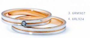 ★NINA RICCI【ニナリッチ】(32)6RM907ダイヤ&(33)6RL924　２本セットマリッジリング・結婚指輪・ペアリング｜ＪＥＷＥＬＲＹ　ＬＡＮＤ