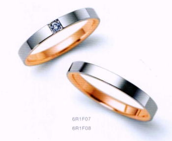 ★NINA RICCI【ニナリッチ】(45)6R1F07-2 ダイヤ&(46)6R1F08-2 ２本セット マリッジリング・結婚指輪・ペアリング