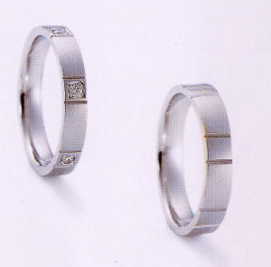 ★NINA RICCI【ニナリッチ】(55)6RB908-2 ダイヤ&(56)6RA913-2 2本セットマリッジリング・結婚指輪・ペアリング|JEWELRY LAND