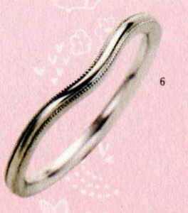 ★【価格は変動しやすいので、お問い合わせください。】★ Angerosa（アンジェローザ）(6)AR-006(L), Pt900 マリッジリング、結婚指輪、ペアリング用(1本）