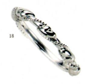 ★【価格は変動しやすいので、お問い合わせください。】★ Angerosa（アンジェローザ）(18)AR-018(L), Pt900 マリッジリング、結婚指輪、ペアリング用(1本）