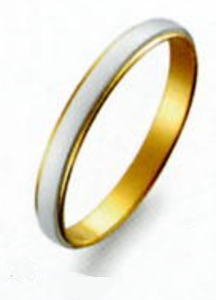 True Love トゥルーラブ）(43) M801 卸直営店  Pt900 プラチナ \u0026 K18YG 黄色ゴールド マリッジリング 一緒になる指環 有りの実輪っか (1本）