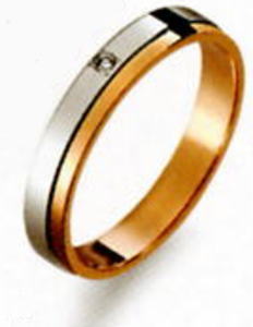 True Love トゥルーラブ (28) M370D-2 金剛石 卸直営店  Pt900 プラチナ \u0026 K18PG サクラ色ゴールド マリッジリング 一緒になる指環 ありの実輪っか（１本）