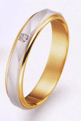 True Love トゥルーラブ (42) M150D 金剛石 卸直営店  Pt900 プラチナ \u0026 K18YG 黄色ゴールド マリッジリング 一緒になる指環 ありの実輪っか（１本）