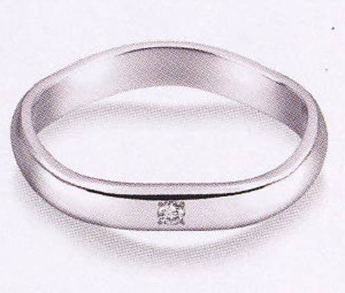 True Love トゥルーラブ (54) K220WD ダイヤ 卸直営店 K18WG ホワイトゴールド マリッジリング 結婚指輪 ペアリング (1本)|JEWELRY LAND