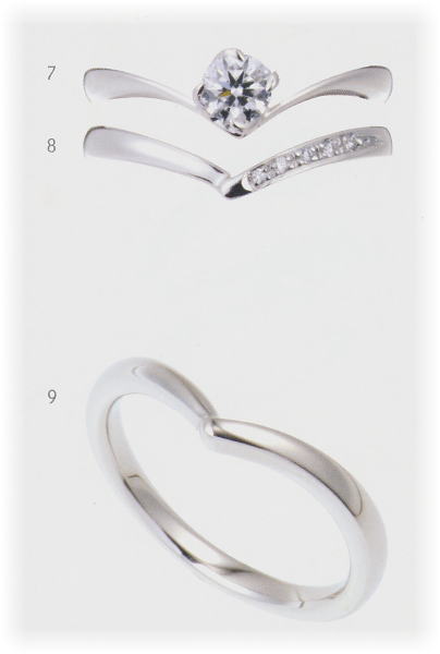 0.5ct.ダイヤモンド婚約指輪（エンゲージリング）/結婚指輪（マリッジリング）3本セットNo.L-21 SET 【当店のオリジナル製品】