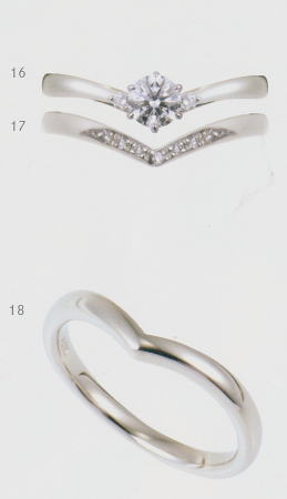 0.5ct.ダイヤモンド婚約指輪（エンゲージリング）/結婚指輪（マリッジリング）3本セットNo.L-12 SET｜ＪＥＷＥＬＲＹ　ＬＡＮＤ 256,320円