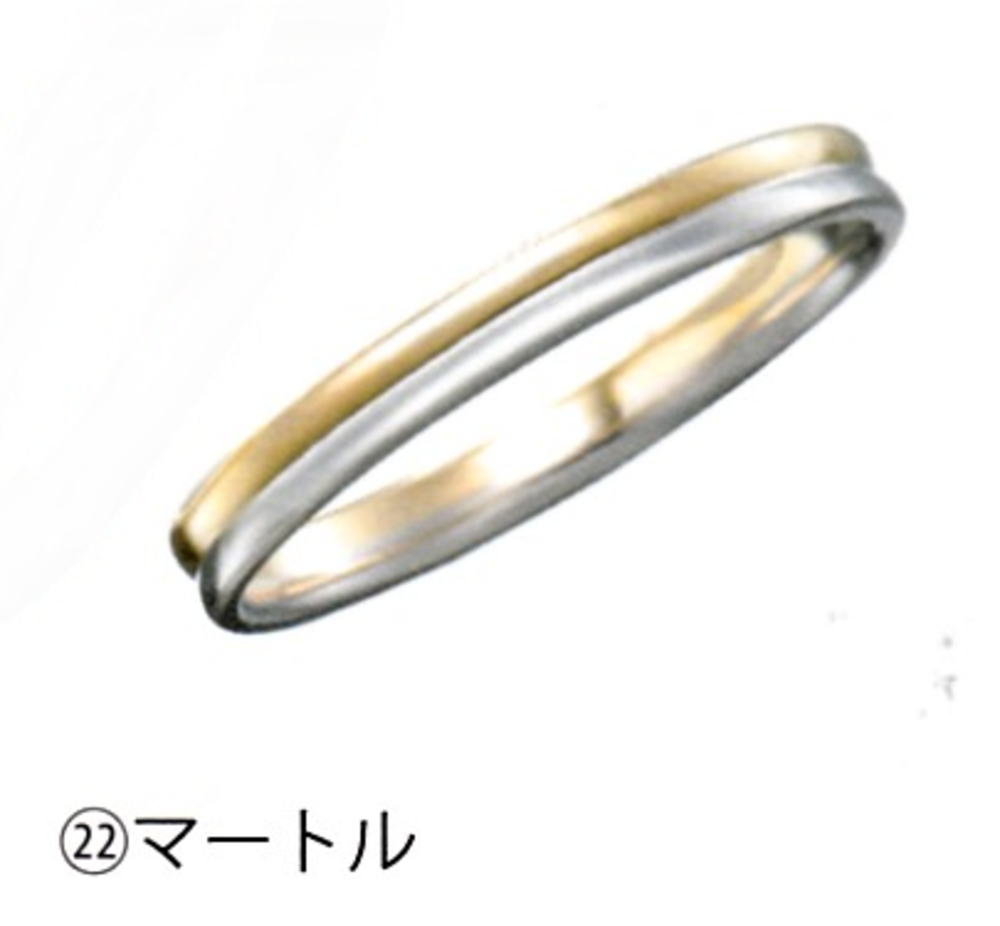 楽天市場 Serieux セリュー No 22l 女性 マートル K18 Pt900 結婚指輪 マリッジリング ペアリング 1本 ｊｅｗｅｌｒｙ ｌａｎｄ