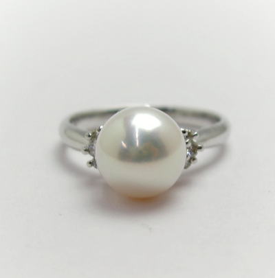 【アコヤ本真珠】PT8.5mmパール リング♪｜ＪＥＷＥＬＲＹ　ＬＡＮＤ 61,050円