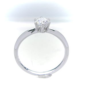 【楽天市場】0.6ct.D-VVS1-3EX(H&C)PTプラチナ婚約指輪（エンゲージリング）ダイヤモンドリング、6本爪ソリティアタイプ（鑑定
