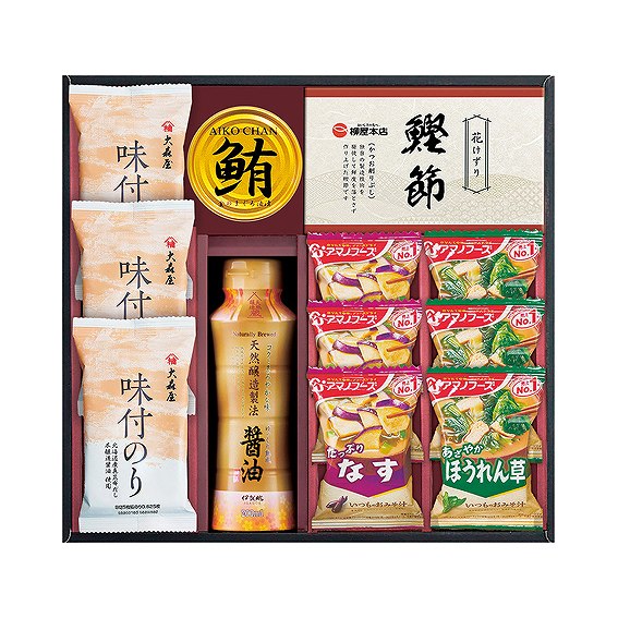 アマノフーズ&大森屋味付のりギフト NYO-EOR アンシア ansia ORIGINAL GIFT COLLECTION 2026