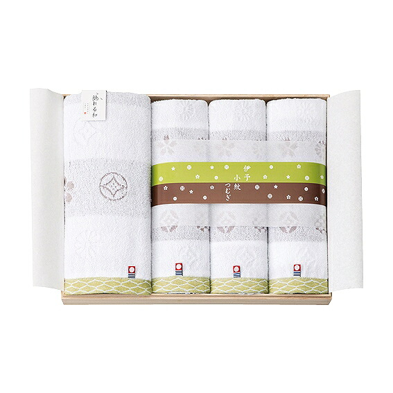 触れる和 伊予小紋つむぎ 木箱入り今治タオルセット KT-9080 アンシア ansia ORIGINAL GIFT COLLECTION 2026｜WADA TOKI