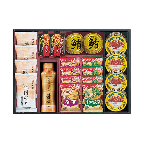 アマノフーズ&大森屋味付のりギフト NYO-JBR アンシア ansia ORIGINAL GIFT COLLECTION 2026｜WADA TOKI