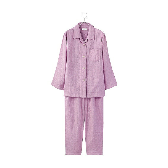 UCHINO マシュマロガーゼレディースパジャマ ヴァイオレットL RC20822V/L アンシア ansia ORIGINAL GIFT COLLECTION 2026