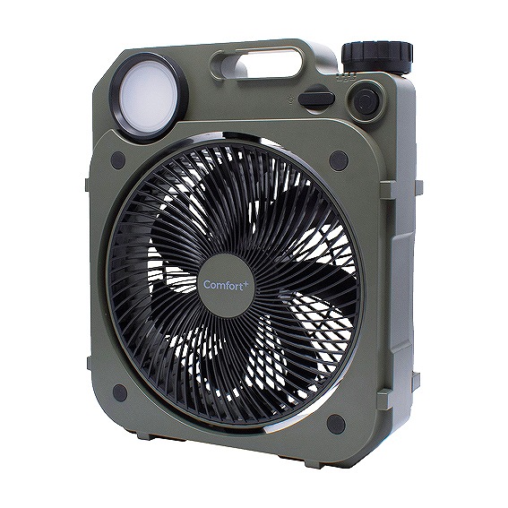 Comfort+ 充電式薄型送風扇「Air Force Fan」 モスグリーン AF8-17G アンシア ansia ORIGINAL GIFT COLLECTION 2026