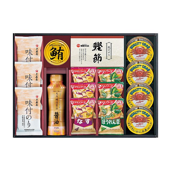 アマノフーズ&大森屋味付のりギフト NYO-JOR 和心 ギフトカタログ2026