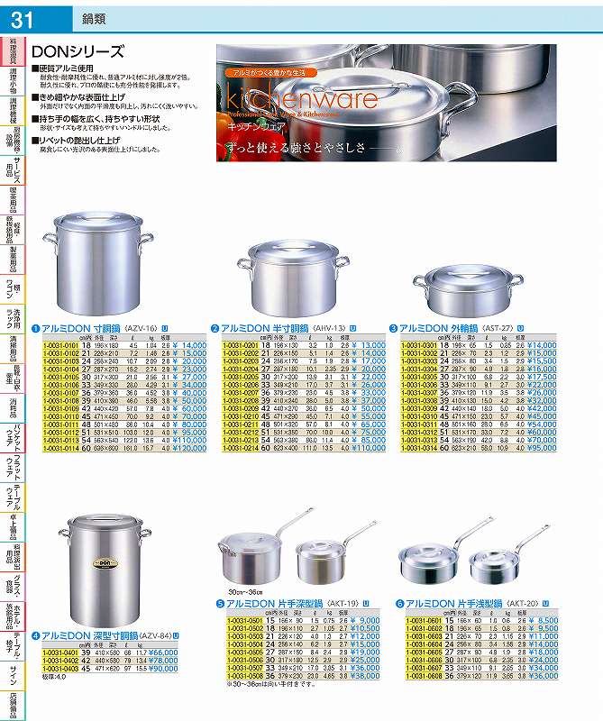 楽天市場】アルミ 深型 寸胴鍋 36cm （55.0L)【kmaa】 寸胴鍋 業務用
