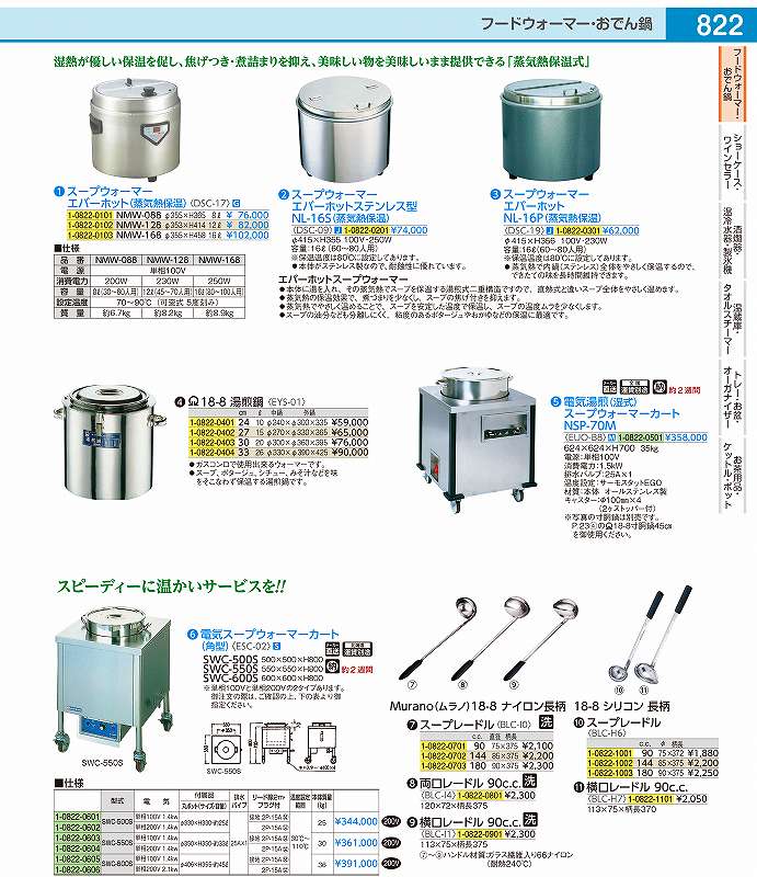 楽天市場】エバーホット ステンレス型 スープウォーマー（蒸気熱
