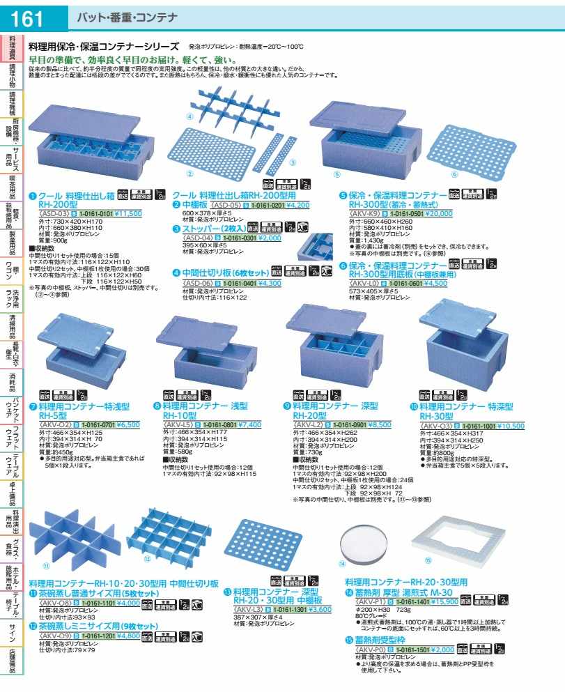 一皿分の料理用容れもの 特深型 ＲＨ－３０型 AKVO301