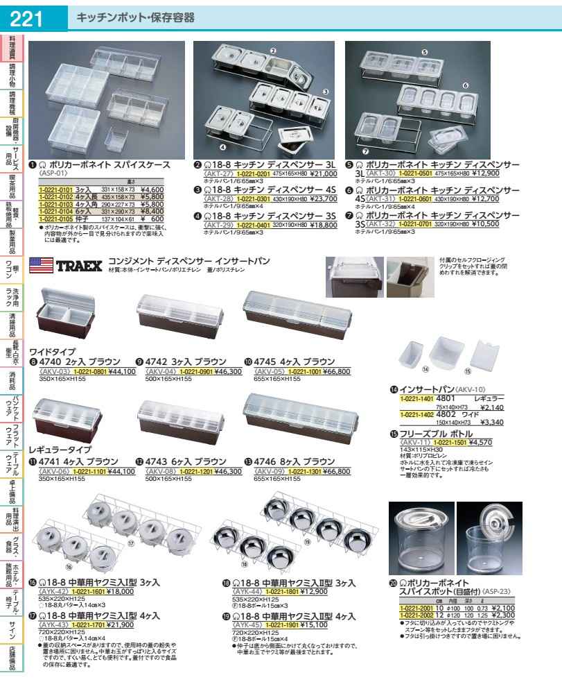 コンジメントディスペンサー 広広とした ４７４５ ４ヶ入  赤銅色 AKV056A