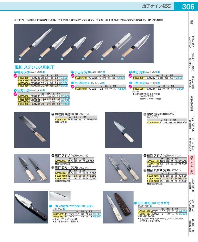 黒打 貝サキ（片刃） １５糎 AKL1415 その他-キッチン用品・食器・調理器具