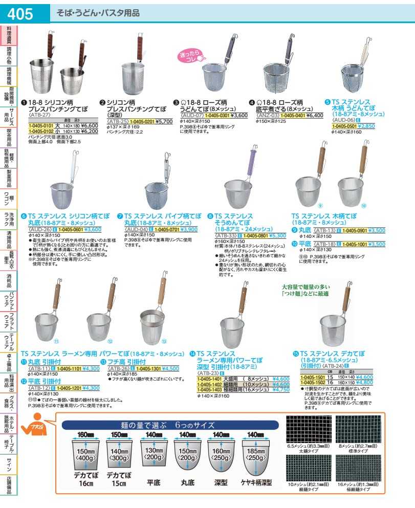 ＳＡ１８－８ローズ柄　底平煮ざる ANZ03