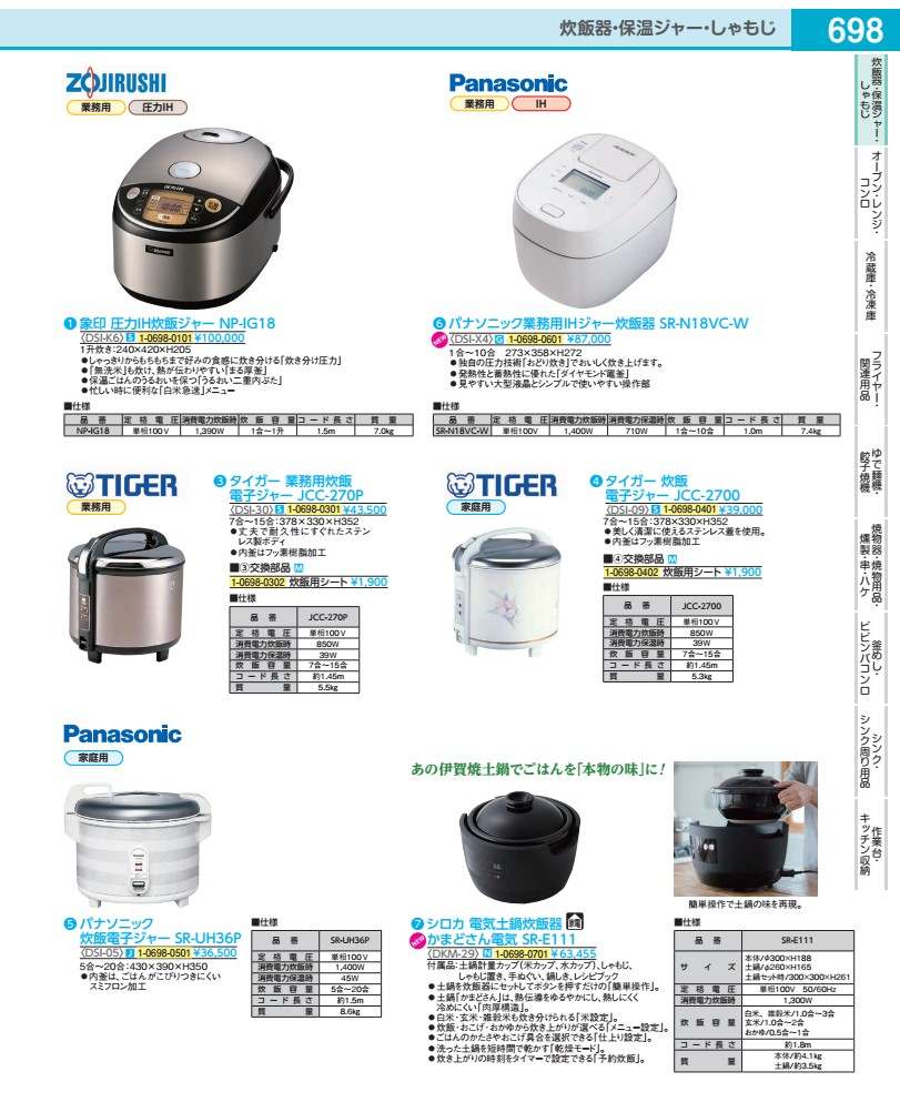 虎 御役目用炊飯陰電子ジャー ＪＣＣ－２７０Ｐ DSI30