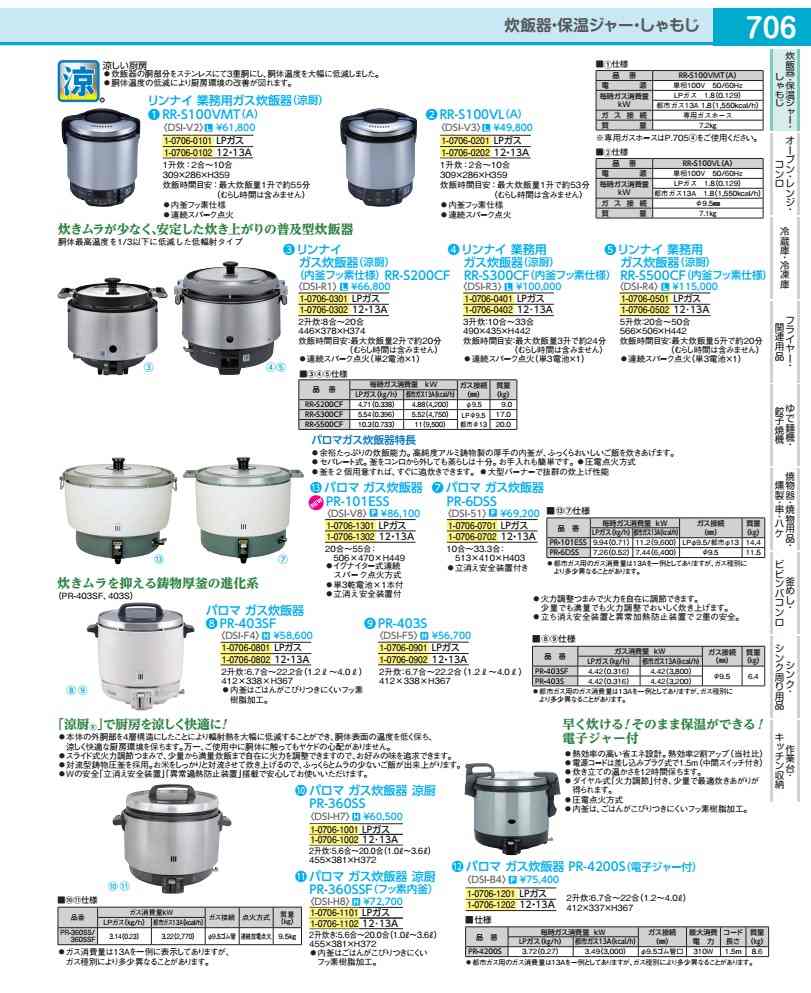 パロマ 屁っ放り炊飯器 ＰＲ－４０３Ｓ LP盤屁っ放り DSIF501