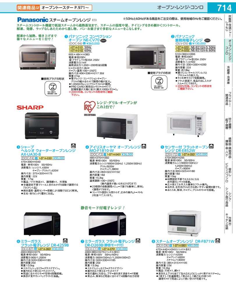 パナソニック コンベクションオーブン 北東－ＣＶ７０ ６０Ｈｚ DOC5602