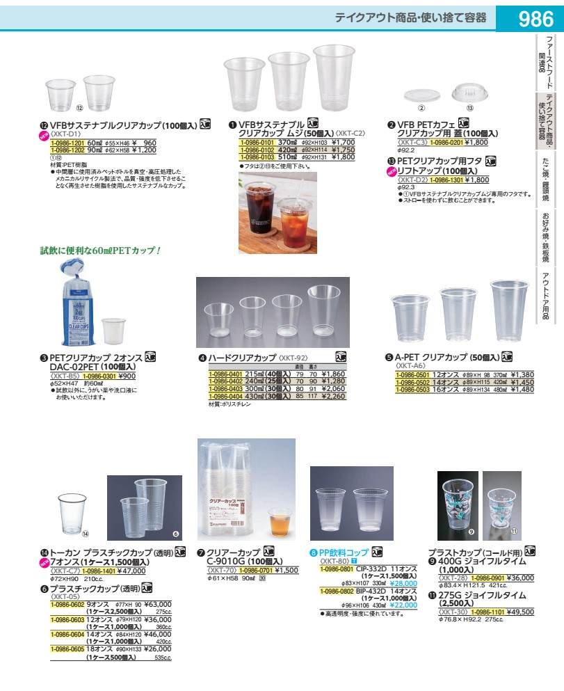 可塑性物質優勝杯（澄み切った） ７薬局衡オンス（１５００個入） XKTC701
