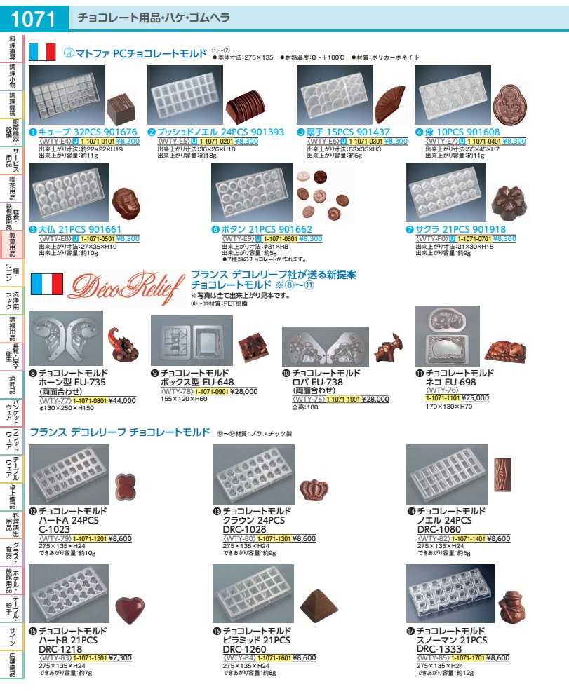 デコレリーフ チョコレートモルド 兎馬      ＥＵ－７３８ WTY75