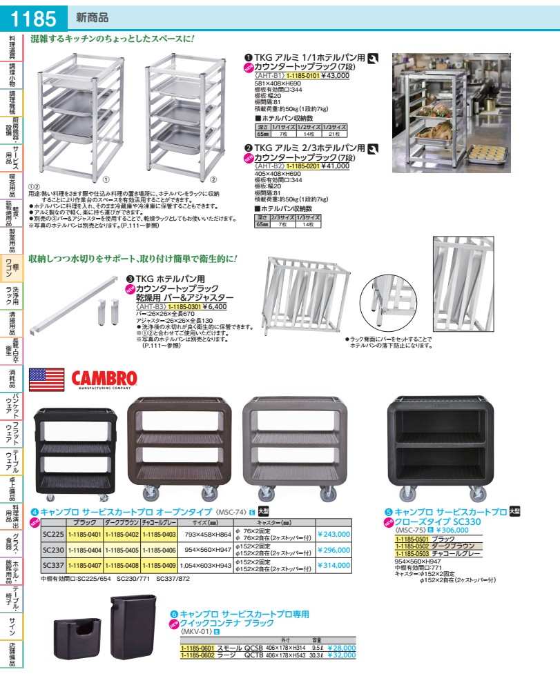 キャンブロ サービスカートプロ 差しかためる ＳＣ３３０ うす暗い赤銅色 MSC7502